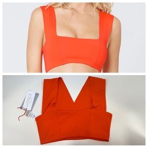 NWOT L*Space Parker Bikini Top in Poppy Small